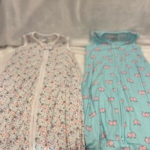 Charming Elephant and Floral Kids Sleep Sacks